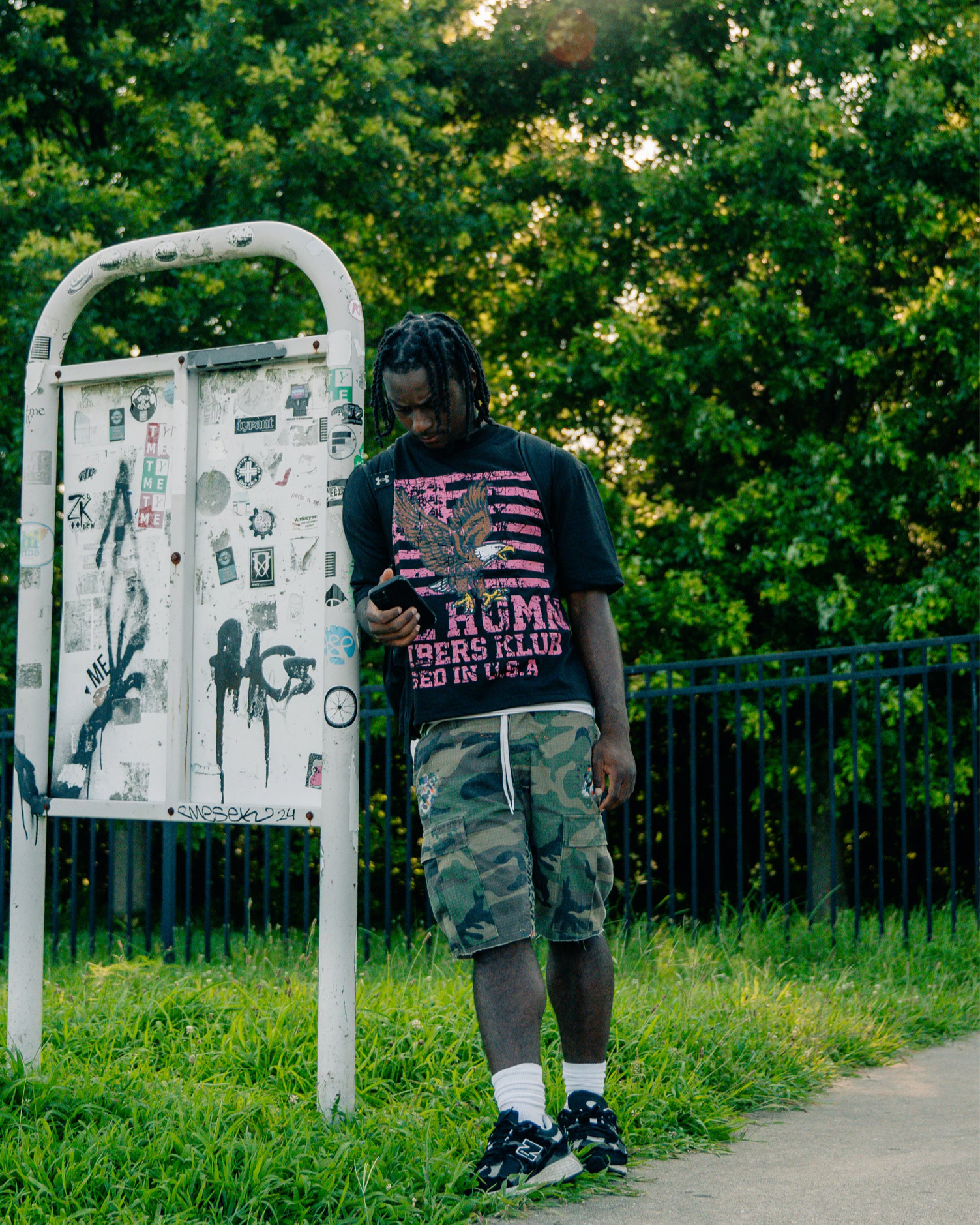 "Pink Panther" Flag Tee